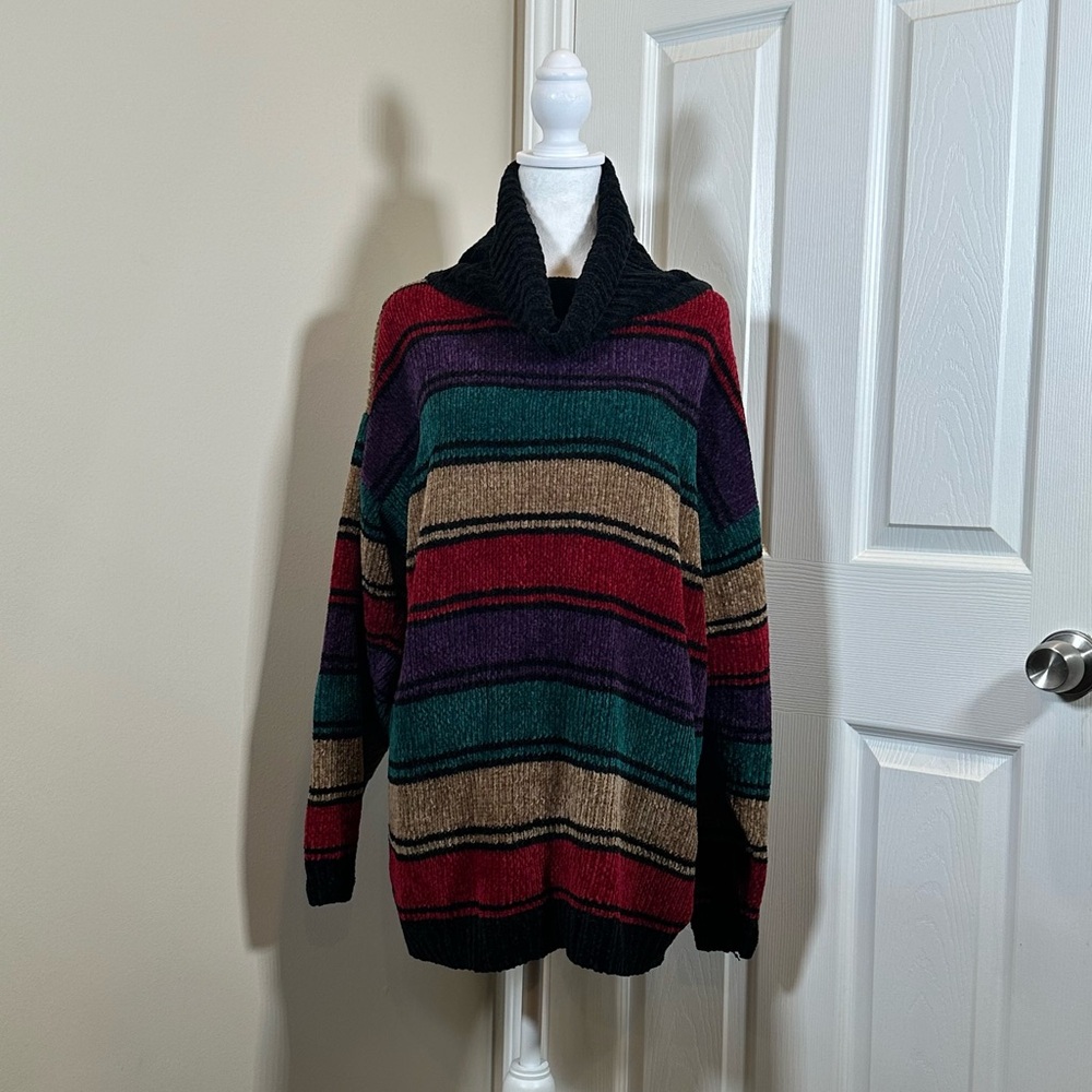 Dana Scott multicolor sweater size large